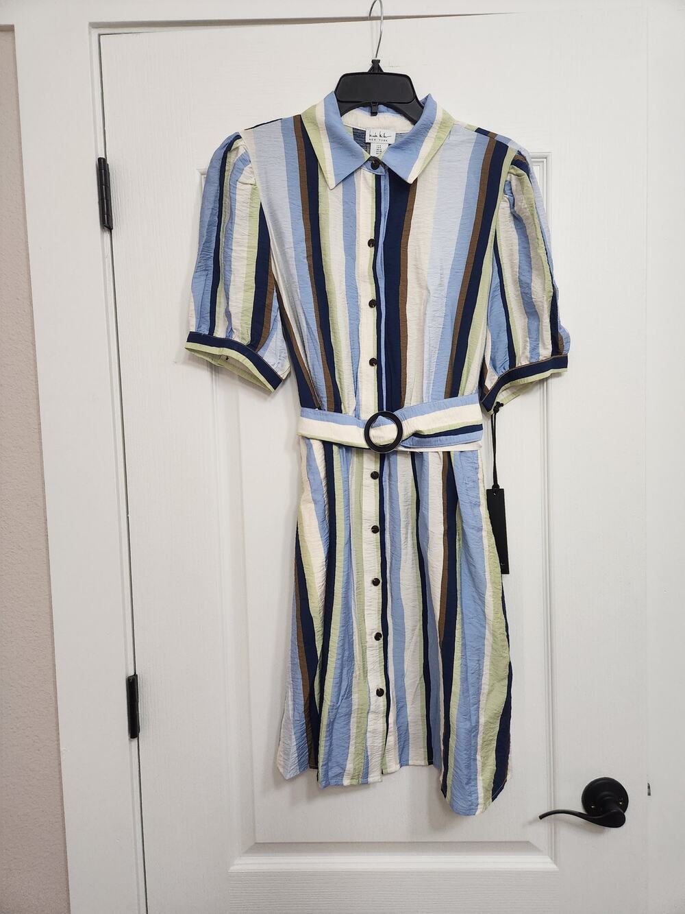 NWT Nicole Miller button down shirt dress size 6